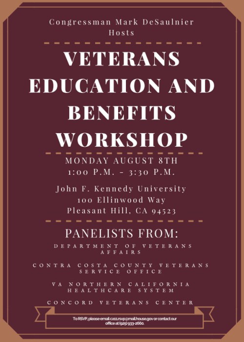 Veterans Education and Benefits Workshop